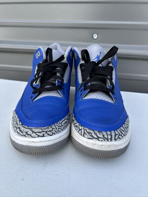 Nike Air Jordan 3 Varsity Royal Cement size 11 CT8532-400 OG III