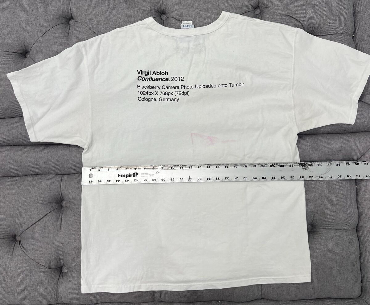 Virgil Abloh Confluence 2012 Pyrex Vision Shirt Champion XL Virgil Abloh Confluence 2012 Pyrex Vision Shirt Champion XL