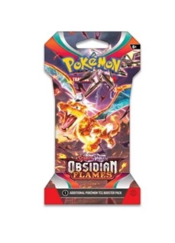 Pokemon TCG: Scarlet & Violet - Obsidian Flames Sleeved Booster Pack - Lot of 3