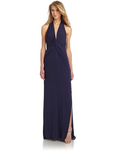 Halston Heritage Twist Front Halter 