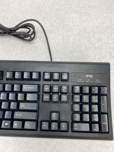 WYSE KB-3923 PS/2 Clacky Keys No Frills Keyboard Grade B - Picture 3 of 9