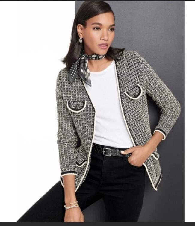 Talbots sweater deals jacket