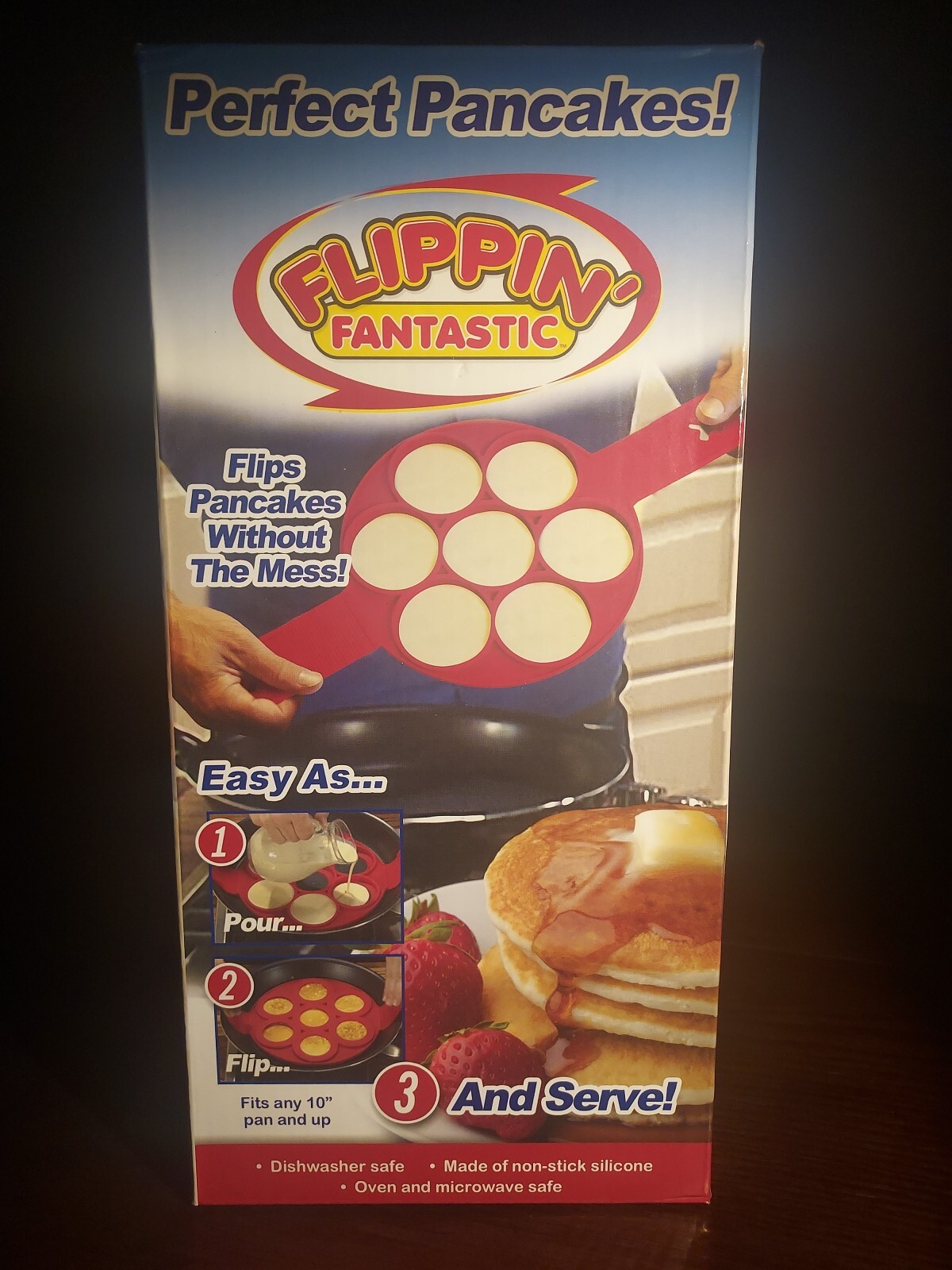 Flippin Fantastic Perfect Pancake Flipper Mold Kitchen Gadget