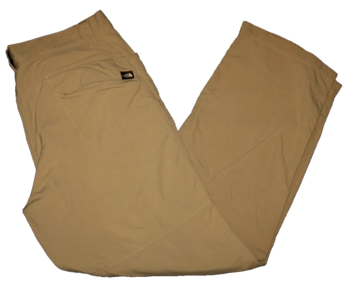 Men's THE NORTH FACE Lightweight Nylon Khaki 6-Pkt Cargo Articulated Pants 36x31