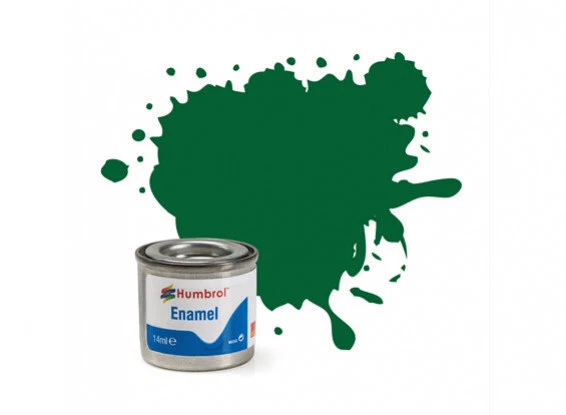 Humbrol 120 Light Green Matt - 14ml Enamel Paint