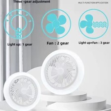 Ventilatore da soffitto con luce Presa E27 V 3 velocità
