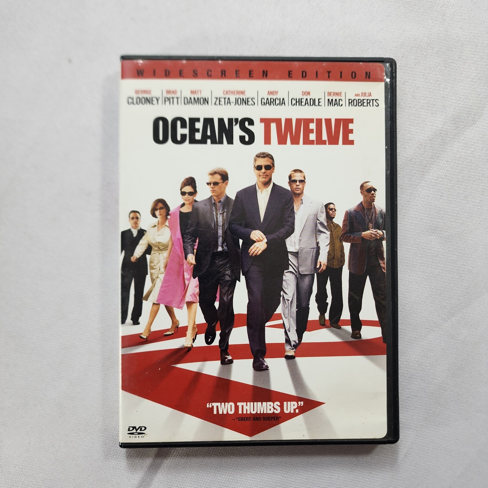 OCEANS TWELVE (DVD, Widescreen) George Clooney, Brad Pitt