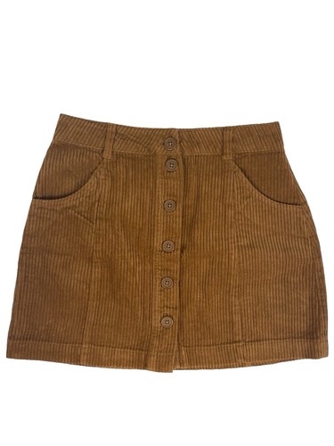 Jupe En Velours Côtelé Forever 21 – Taille S – Marron – Mini Courte