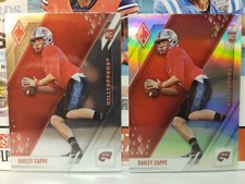 2022 Chronicles Draft Picks Bailey Zappe Phoenix Silver Holo & Base RC Rookie #2