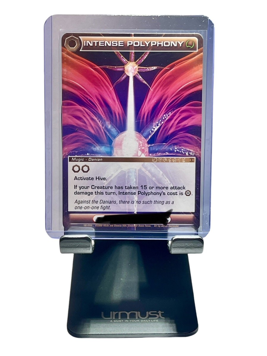 Chaotic Trading Card Intense Polyphony Danian Mugic Activate Hive