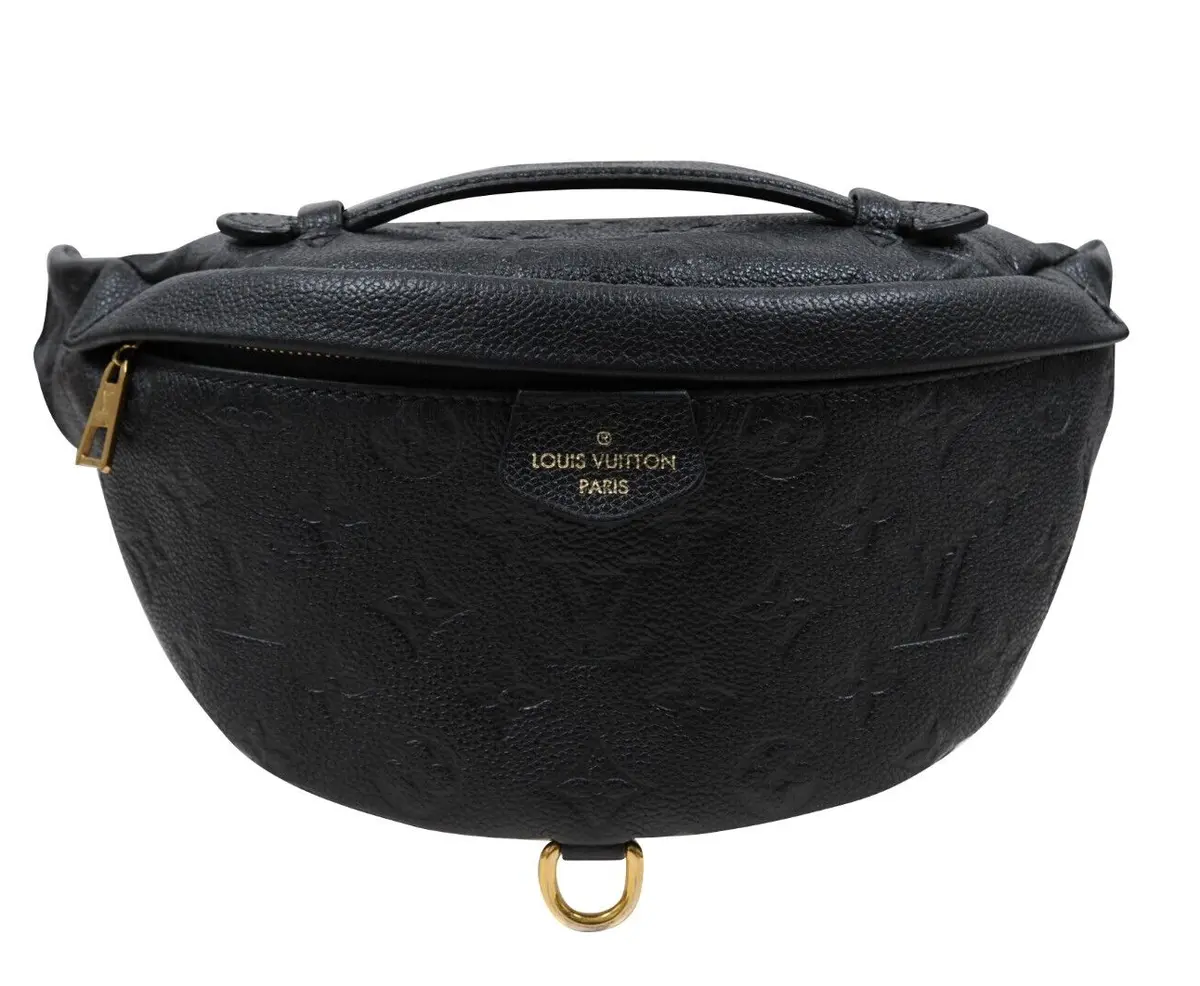 Louis Vuitton Monogram Empreinte Bum Bag Black Noir Leather Travel Fanny  Pack | Ebay