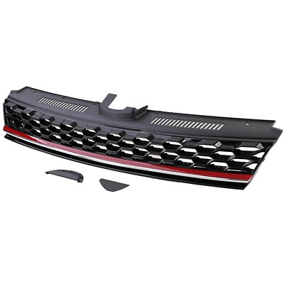 フォルクスワーゲンGOLF GTI 7.5 グリル BLACK WEB DESIGN FRONT GRILL FOR VW GOLF MK7.5 MK 7.5 GTI 4/2017