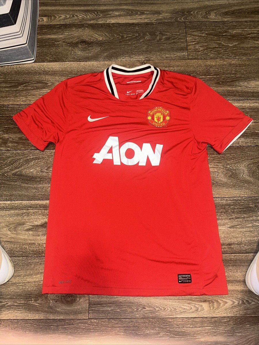Nike Dri Fit Manchester United Jersey Men's Large #V | eBay
