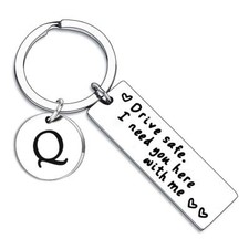 Drive Safe Keychain for Boyfriend Husband Dad Anniversary Valentines Day Gifts