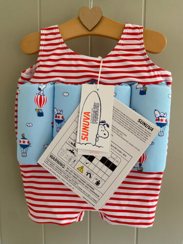 Boys Float Swim Suit Snoopy / Seals Floatsuit ex Sunuva Baby Age 1-3 years - Afbeelding 5 van 17