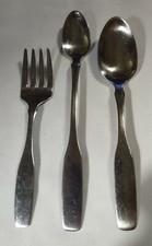 Oneida Community Stainless Paul Revere Youth  Infant Fork Spoons