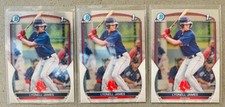 Lyonell James 3x Lot 2023 Bowman Chrome 1st Prospects Baseball BCP-118 Base Card