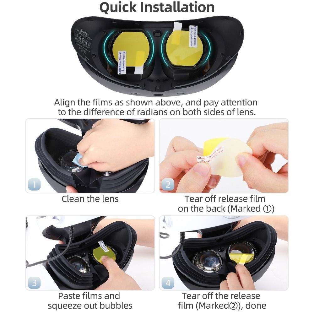 HD Lens Protector VR Glasses Head Film Lens Films Protective For PS VR2