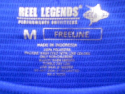 T-shirt Manches Longues Reel Legends Freeline - Bleu/Rose - Taille M - Neuf