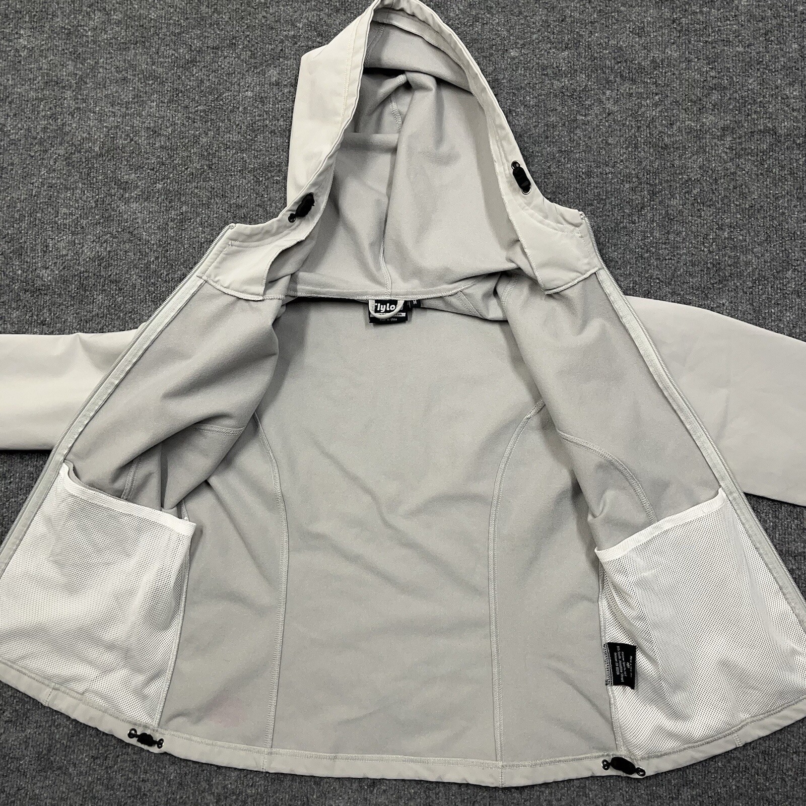 Flylow Jacket Womens Medium Gray SoftShell Hooded… - image 5