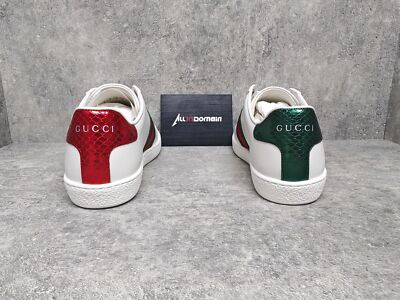 Level SS/New - GUCCI ACE Bee Embroidery Women's 431942 A38G0