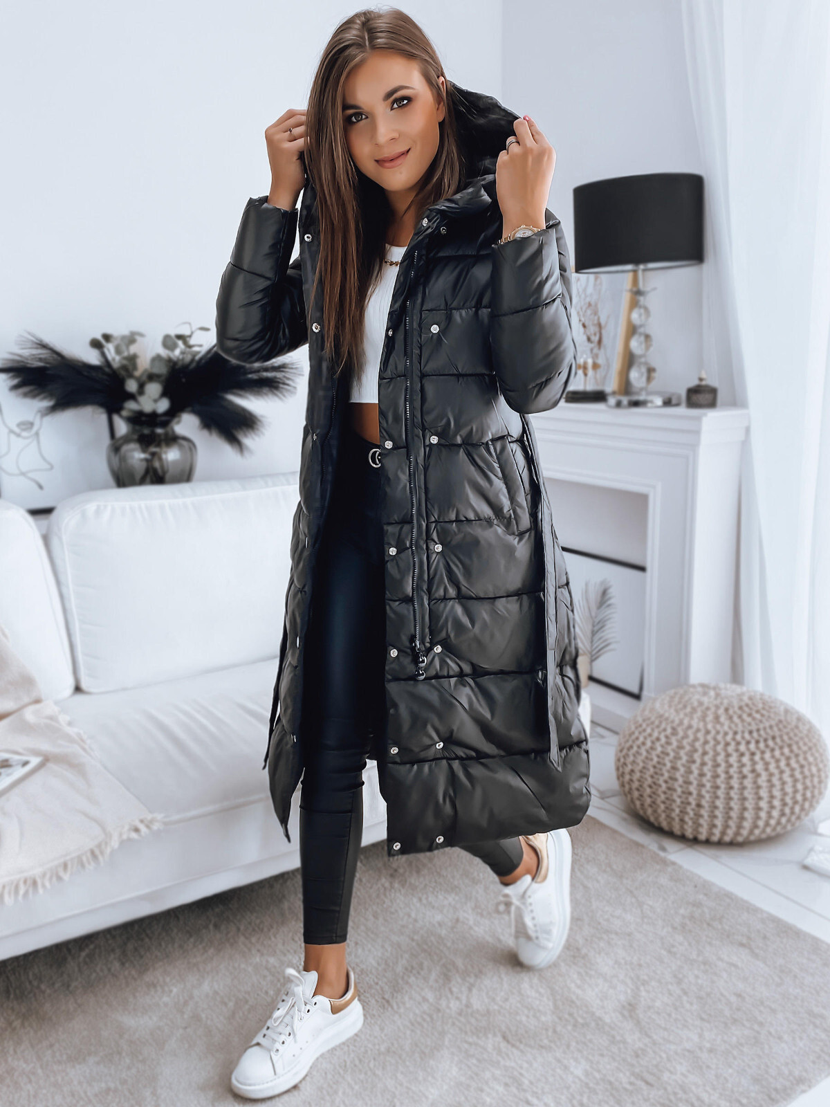 wintermantel lang für damen