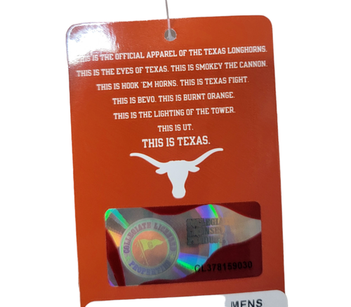 TEXAS Longhorn Apparel Men's M Performance Poly Burnt Orange T Shirt NWT - Picture 5 of 5