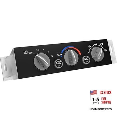 AC Heater Climate Control Module Panel Switch Without Rear Window 599-007