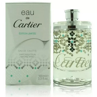 Eau De Cartier By Cartier 3.3 / 3.4 oz - 100ml EDT Spray Edition Limitee / NIB