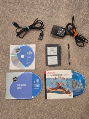 Palm accessories - Acrobat Reader, Charger, sync cable, stylus, cover, CDs