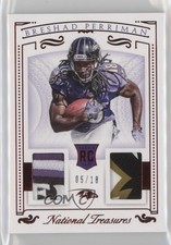2015 Panini National Treasures Red Jersey Number 5/18 Breshad Perriman 1u6
