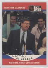 1990-91 Pro Set Al Arbour #671 HOF l4l