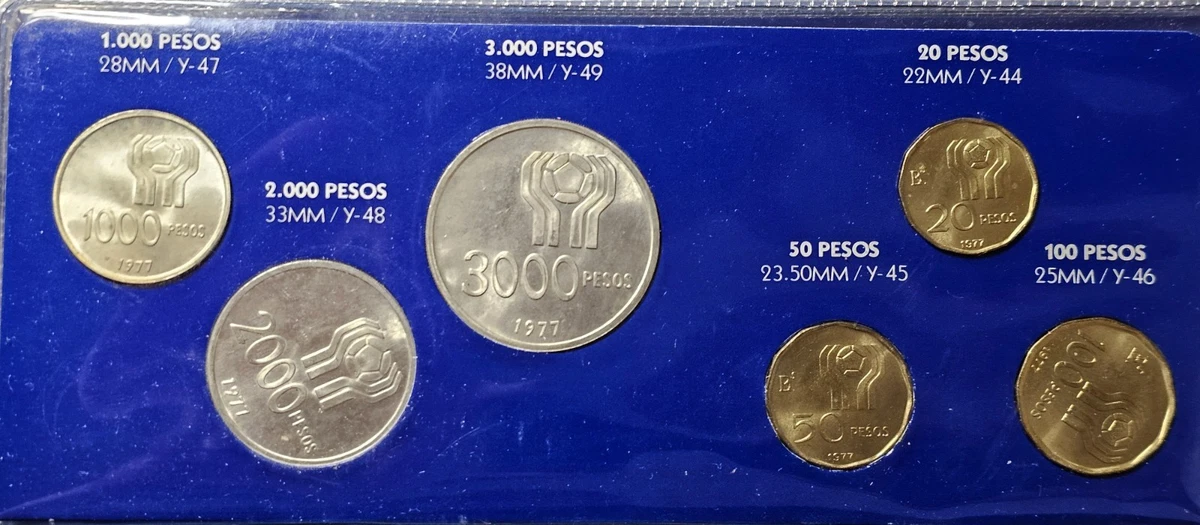 Uncirculated 1978 Argentine Coins for sale | eBay
