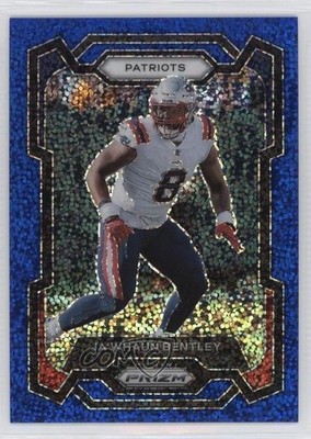 2023 Panini Prizm Blue Sparkle Prizm 6/96 Ja'whaun Bentley #202 0c3e