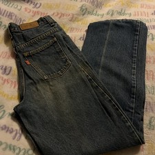Levi  s Orange Tab Vintage Jeans Student Teen Measured 26 X 28