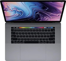 2018 Apple MacBook Pro 15.4" Touch Bar Core i7 16GB RAM 256GB SSD Gray - Fair