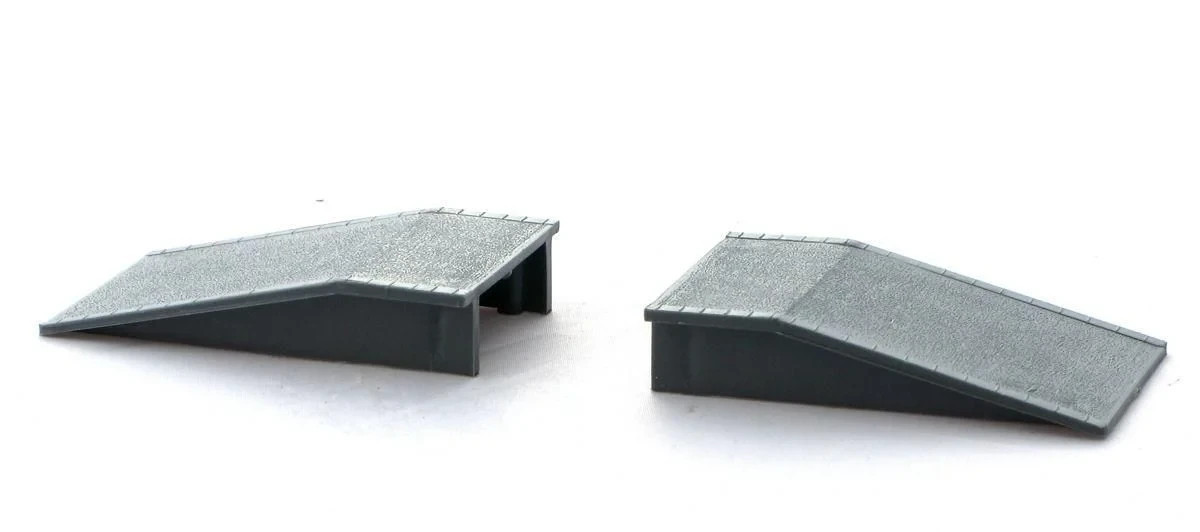 Gaugemaster GMKD17 Platform Ramps 2pc Model Railway N Gauge Plastic