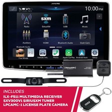 Alpine ILX-F511 11 Multimedia w/ License Plat...