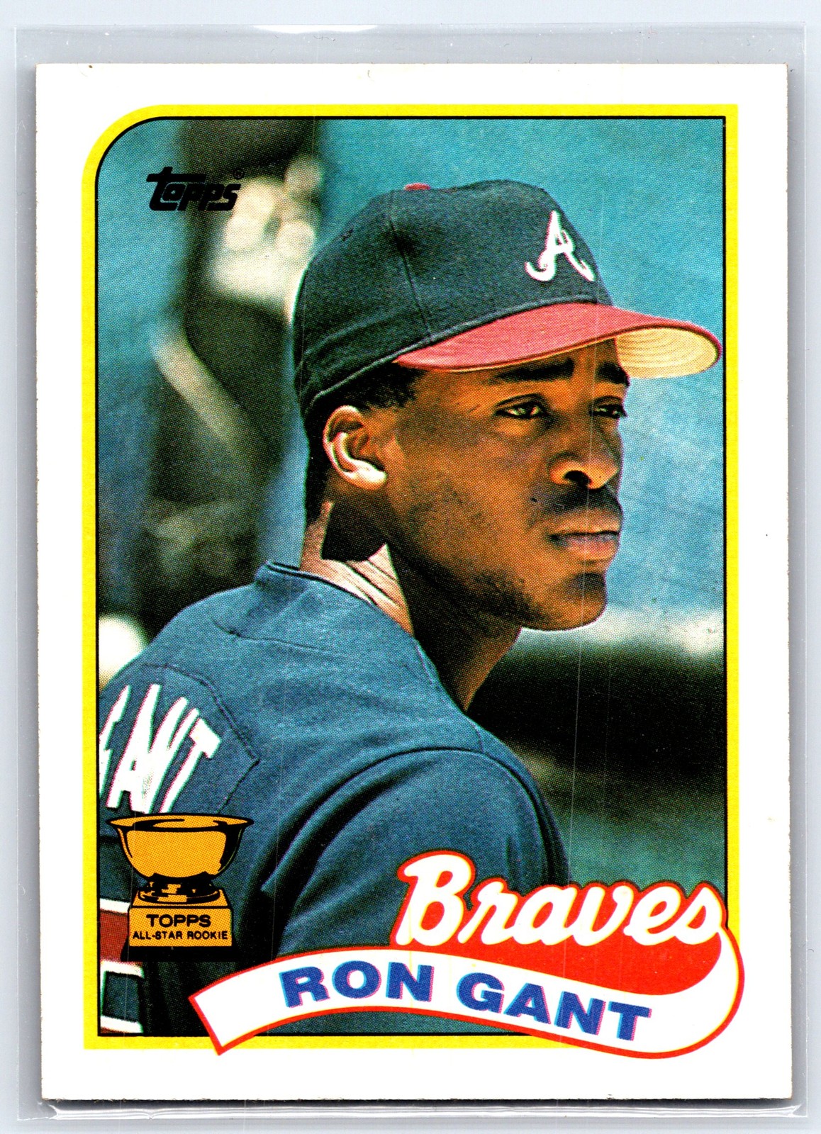 1989 Topps #296 Ron Gant Atlanta Braves