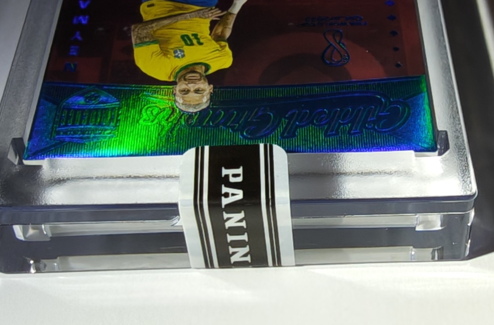2022 Neymar Jr Eminence World Cup 1/1 Black Box On Card Auto Brazil Sealed view 7
