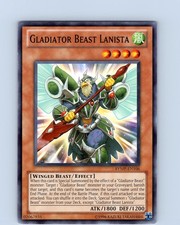 Yu-Gi-Oh TCG Gladiator Beast Lanista RYMP-EN106 Unlimited Common Card NM