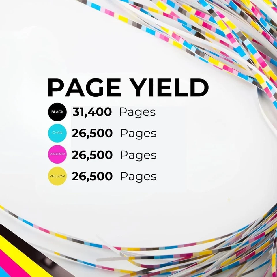 Xerox Versalink C9000 Toner Catridge 106R04074, 106R04075, 106R04076, 106R0 KCMY Foto 3 de 4