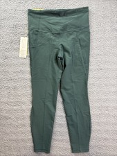 All in Motion Womens Medium Dark Green Effortless Support Pocket 7/8 Leggings
