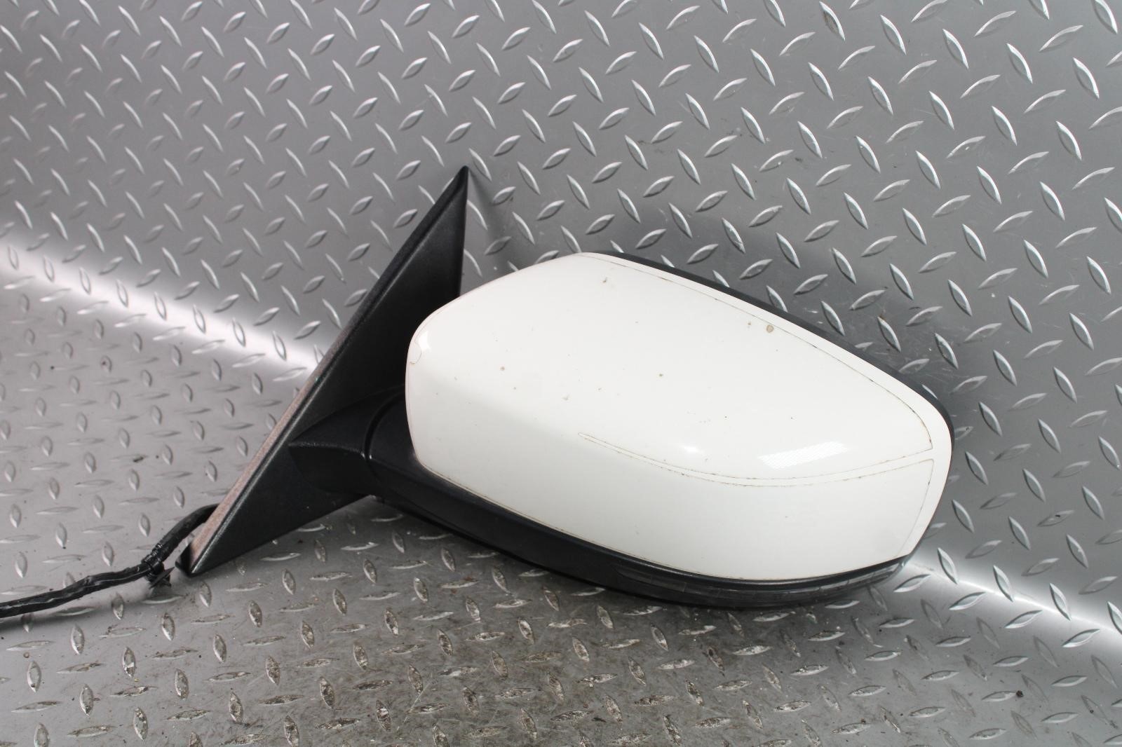 14-17 Ghibli Bianco White Driver Side Left LH Power Door Mirror Heated Glass WTY
