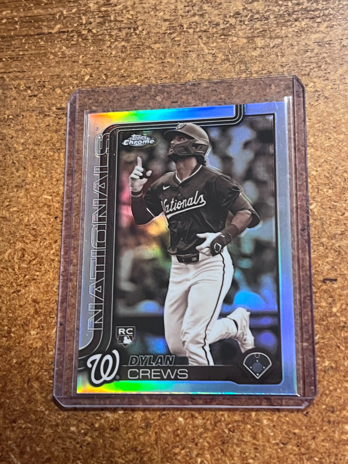 2025 Topps Chrome Baseball Sepia Refractor # 146 Dylan Crews RC