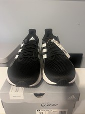 Size 12 - Adidas SolarGlide 4 Black White