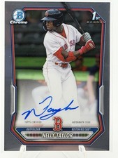 2026 Bowman Chrome Nelly Taylor 1st Auto Red Sox CPA-NT