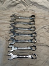 Craftsman Stubby Wrench Set Of 7 Wrenches Open And Box End Metric Sizes Craftsman Stubby Wrench Set Of 7 Wrenches Open And Box End Metric Sizes
