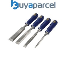 Irwin Marples TM444/S4 M444 Bevel Edge Chisel Blue Chip Handle Set 4 Piece MAR44