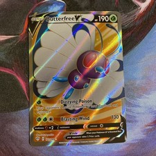 Butterfree V (Full Art) 177/189 Swsh03: Darkness Ablaze Holo